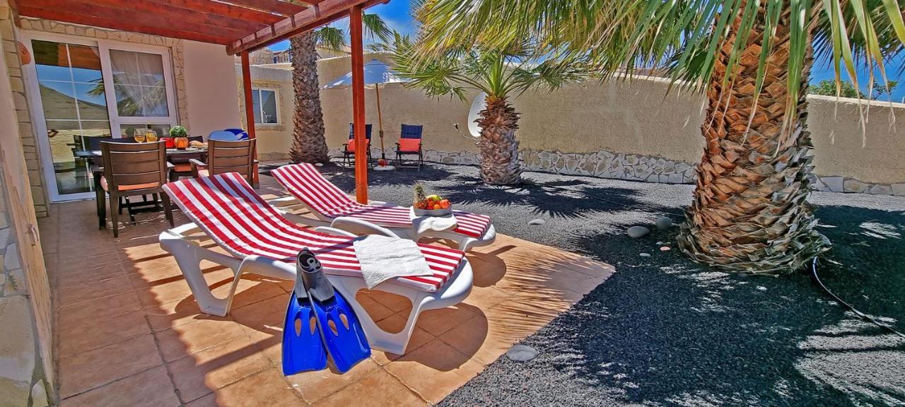Ferienhaus Casa Oasis - La Pared - Garten - Meerblick Buitenkant foto